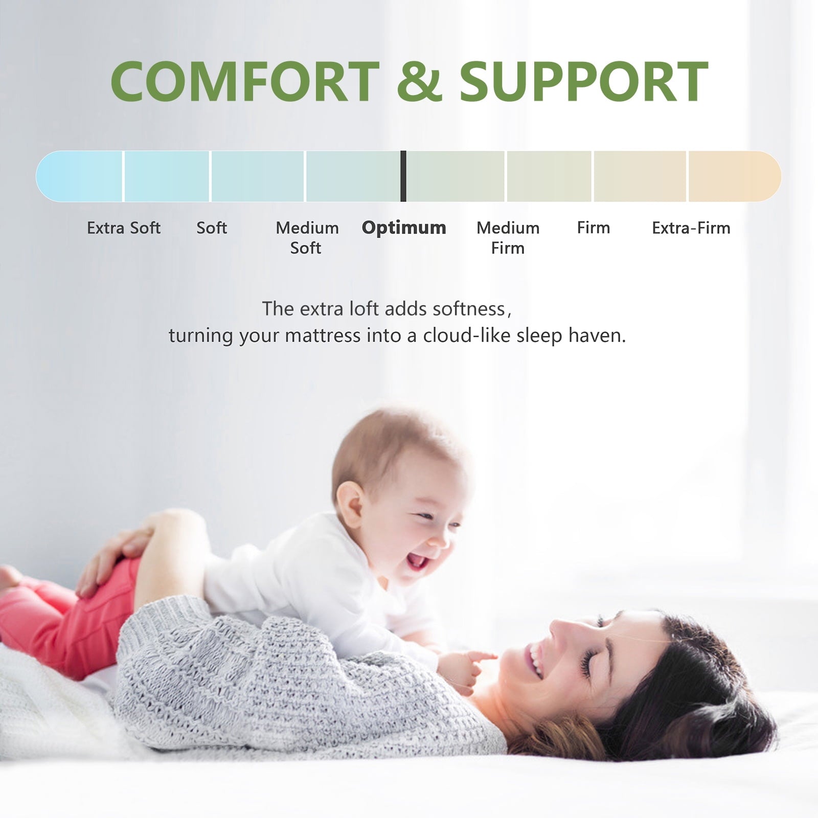 Mattress Topper California King Size Bed,Bamboo Extra Thick Mattress Pad Cover Soft Plush Noiseless Down Alternative Fill,with 8-21" Deep Pocket