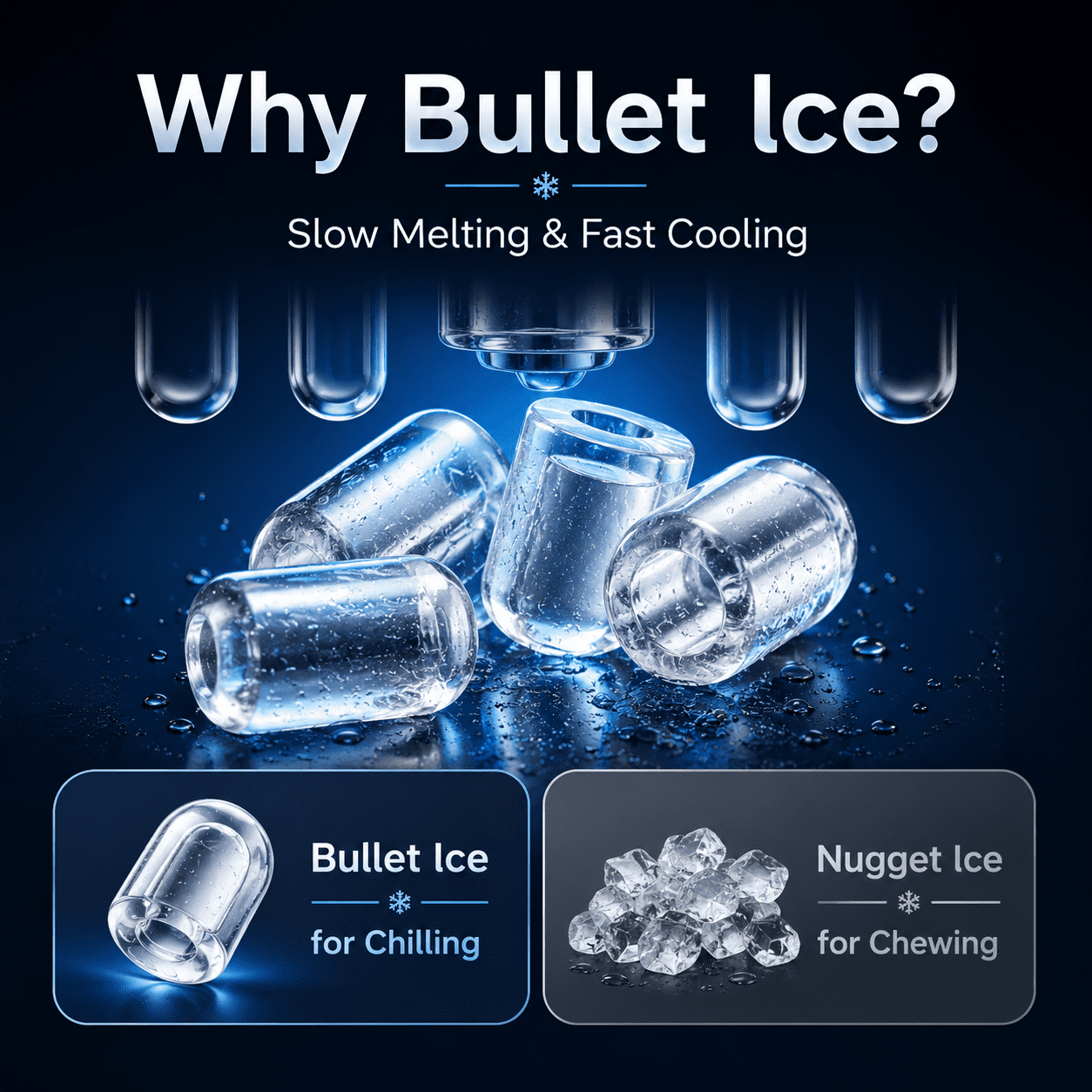 Friwest Countertop Ice Maker 26 lbs/24H , 9 Bullet-Shaped Ice in 6 Min, Auto-Cleaning Portable Ice Maker for Kitchen, Home, Office, RV, Black